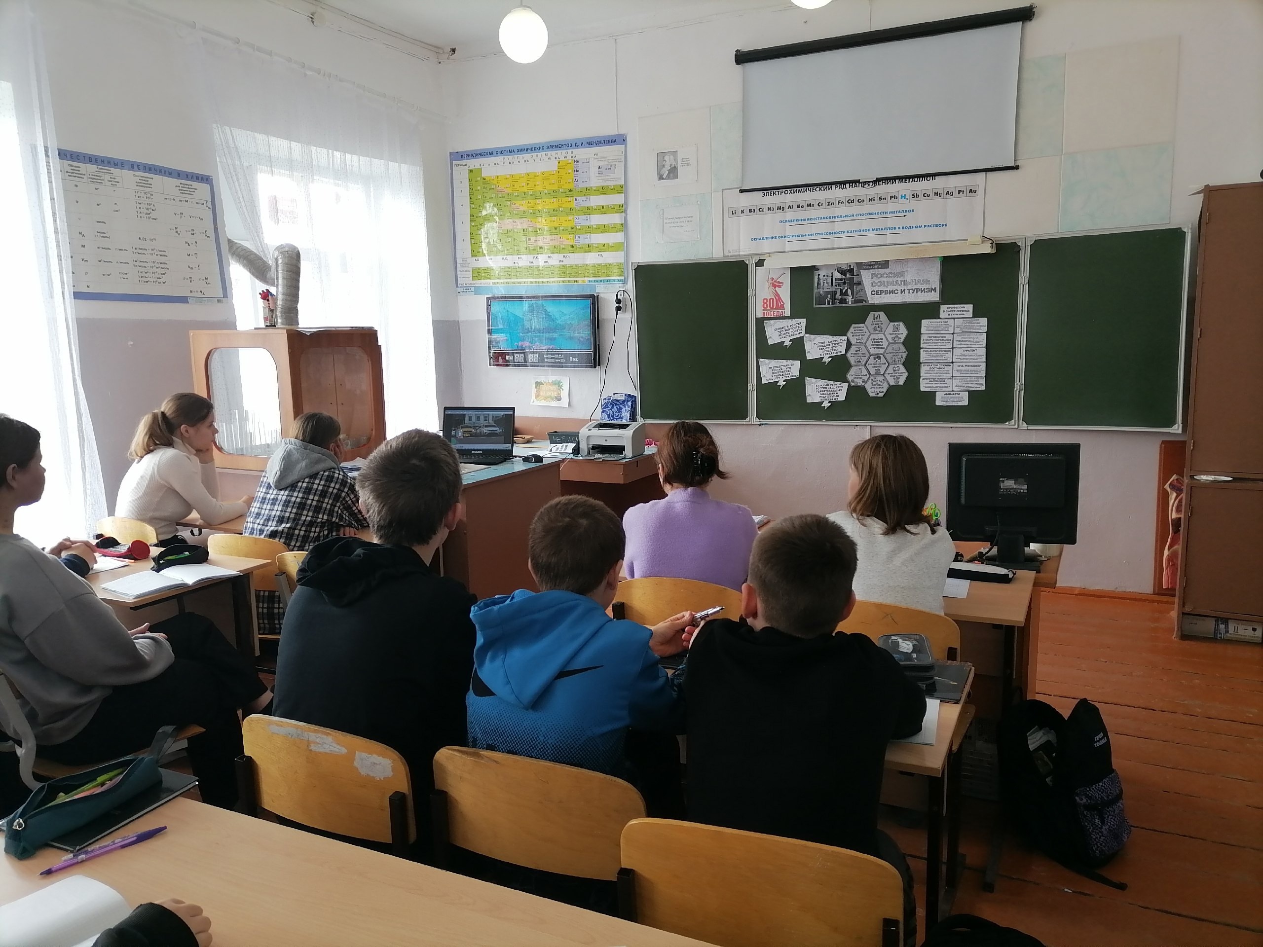 профориентационное занятие еженедельного курса «Россия – мои горизонты»..